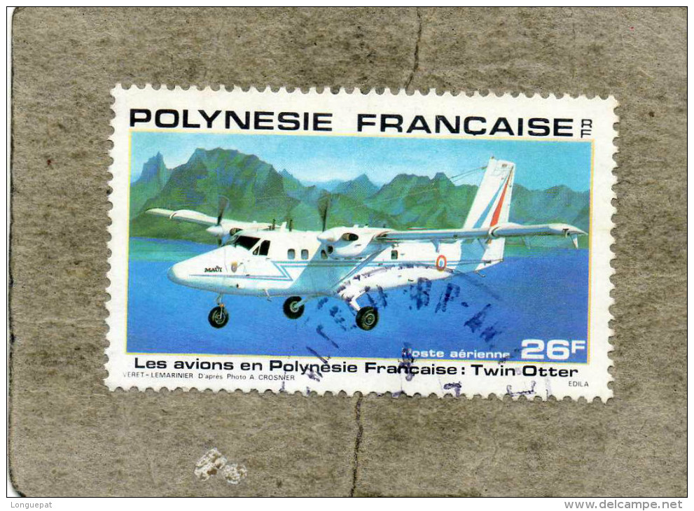 POLYNESIE Frse :  Avions En Polynésie : "Twin Otter" - De Havilland Canada  - Transport - - Gebraucht