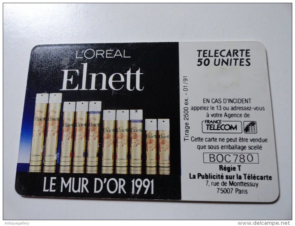 L' OREAL ELNETT USED CARD - Privat