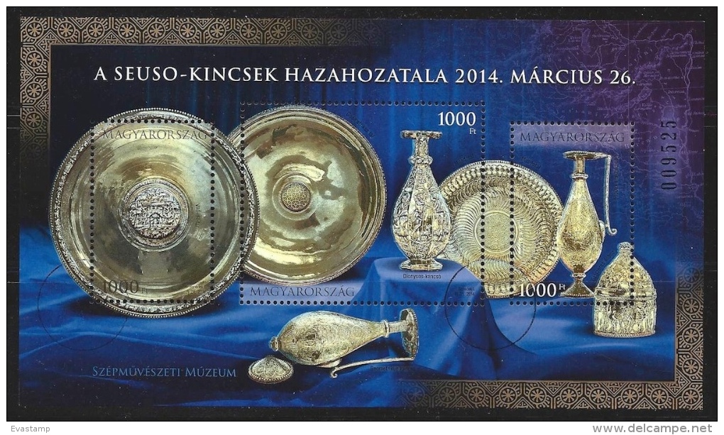 HUNGARY-2014. SPECIMEN  Souvenir Sheet - Repatriation Of The Seuso Treasure - Probe- Und Nachdrucke