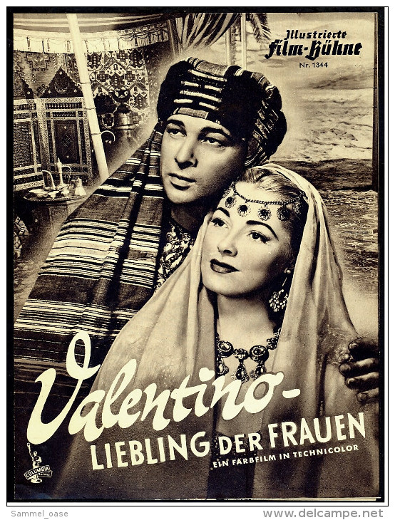 Illustrierte Film-Bühne  -  Valentino , Liebling Der Frauen  -  Mit Eleanor Parker  -  Filmprogramm Nr. 1344 Von 1951 - Magazines