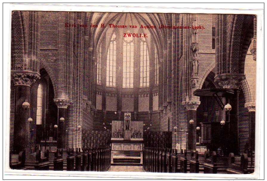 Zwolle Kerk Van Den H.Thomas Van Aquino (Dominicaner-Kerk) - Zwolle