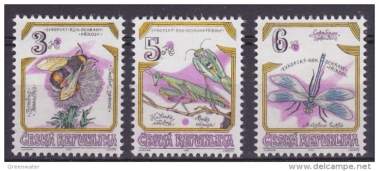 Czech Republic 1995 Nature Protection 3v ** Mnh (18316) - Unused Stamps