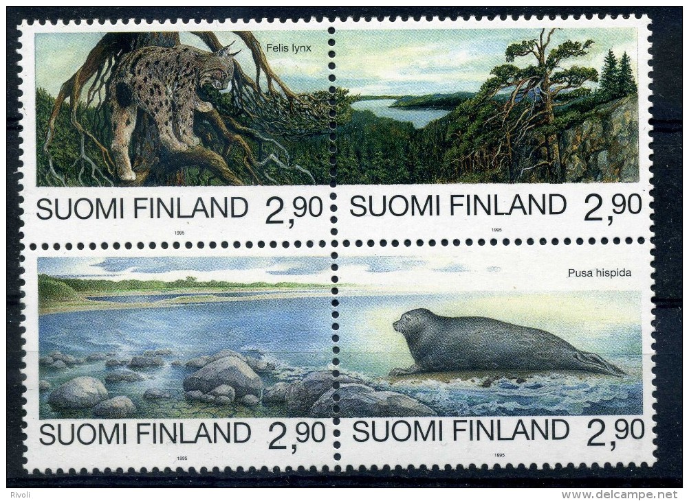 SUOMI-FINLANDE 1995 YVERT N° 1258 à 1261 LUXE ** - Used Stamps