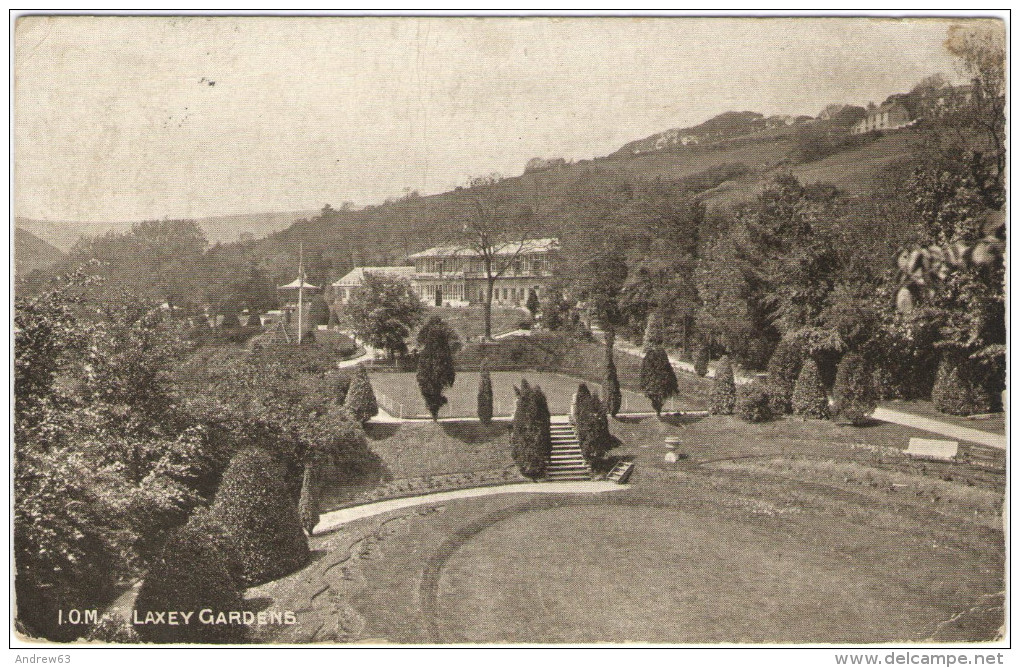 Cartolina - Isle Of Man - Laxey Gardens - 1905 - Viaggiata Da Douglas, IOM Per Bromley, England - Isle Of Man