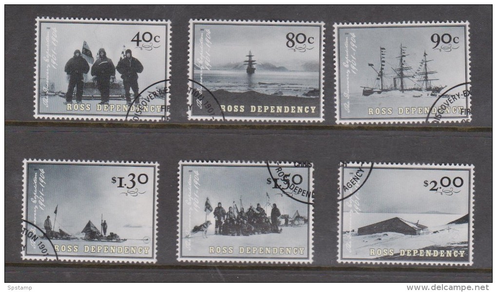Ross Dependency 2002 Scott Expedition / Discovery Set 6 VFU - Other & Unclassified