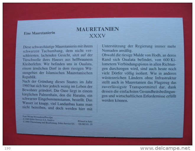 Eine Mauretanierin - Mauretanien