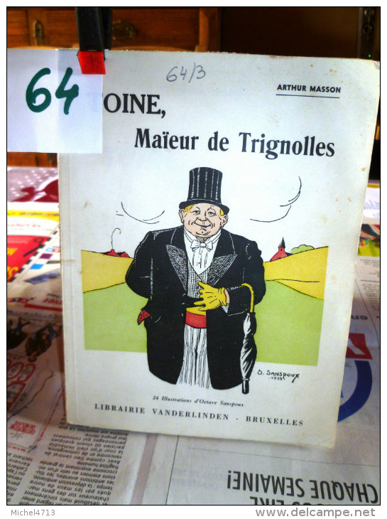 TOINE MAIEUR DE TRGNOLLES   Ref   64/3 - Auteurs Belges