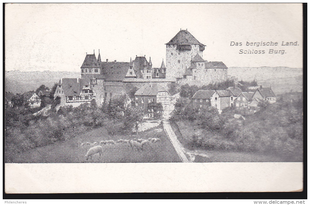 CPA - (Allemagne) Das Bergische Land - Schloss Burg - Solingen