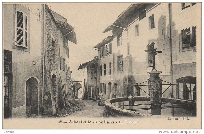 73 ALBERTVILLE- CONFLANS  La Fontaine - Albertville