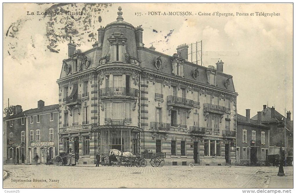 54 PONT A MOUSSON - Caisse D'Epargne - Postes Et Télégraphes - Pont A Mousson