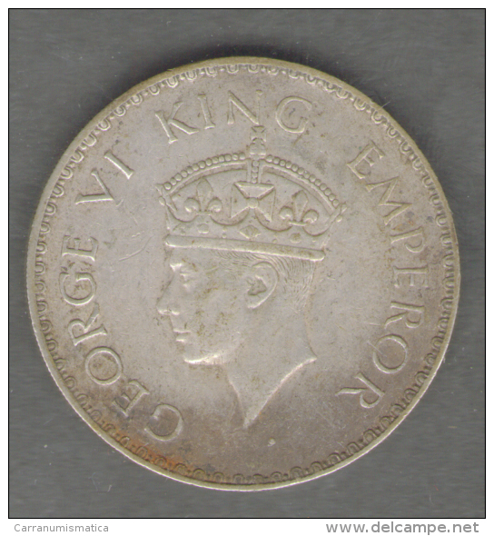 INDIA 1 RUPEE 1940 AG SILVER GEORGE VI - Inde