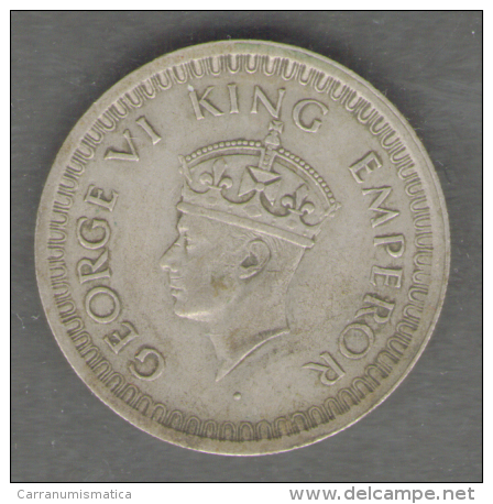 INDIA HALF RUPEE 1944 AG SILVER GEORGE VI - India