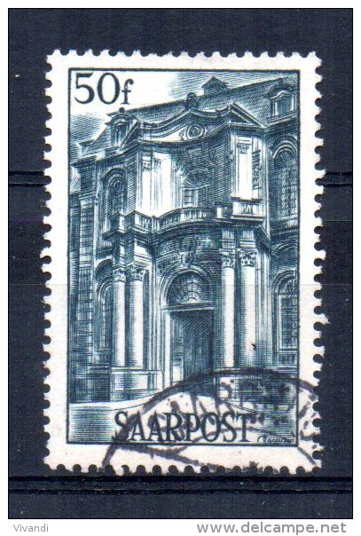 Saar - 1948 - 50f Mettlach Abbey - Used - Usati