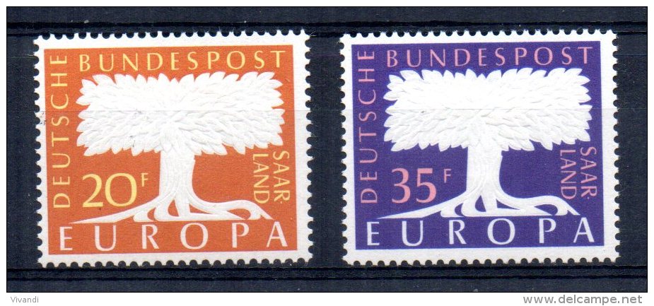Saar - 1957 - Europa - MH - Neufs