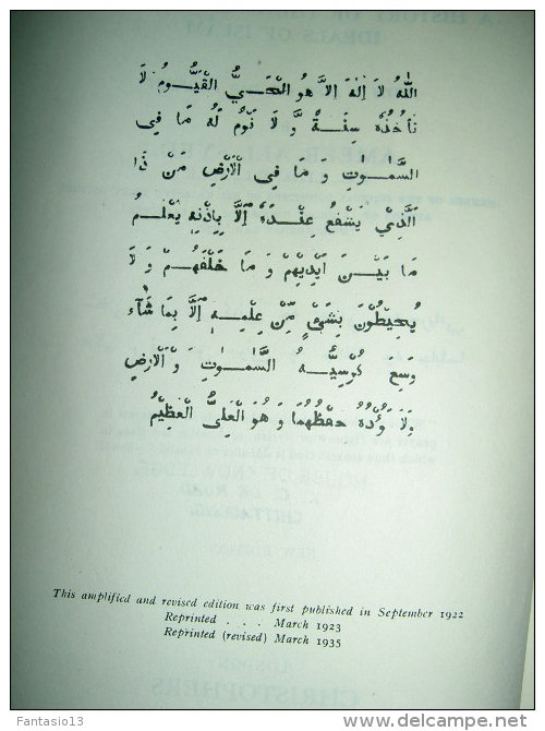 The SPIRIT Of ISLÂM " A History Of The Evolution And Ideals Of Islam Ameer Ali Syed  1935 Mahomet - Autres & Non Classés