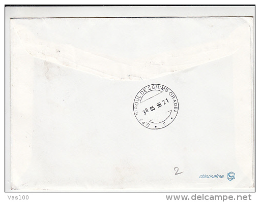 PHILATELY, NAMIBIA AND UN, STAMPS ON REGISTERED COVER, 1998, UNITED NATIONS - Briefe U. Dokumente