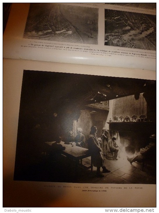 1916  Lyautey à CREVIC;Les cosaque;Poilus persans;4 dessins couleurs pleine page de François Flameng;Fin du PROVENCE II