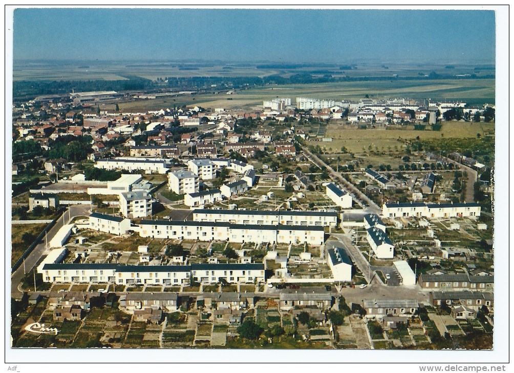 CP LONGUEAU, VUE GENERALE AERIENNE, SOMME 80 - Longueau