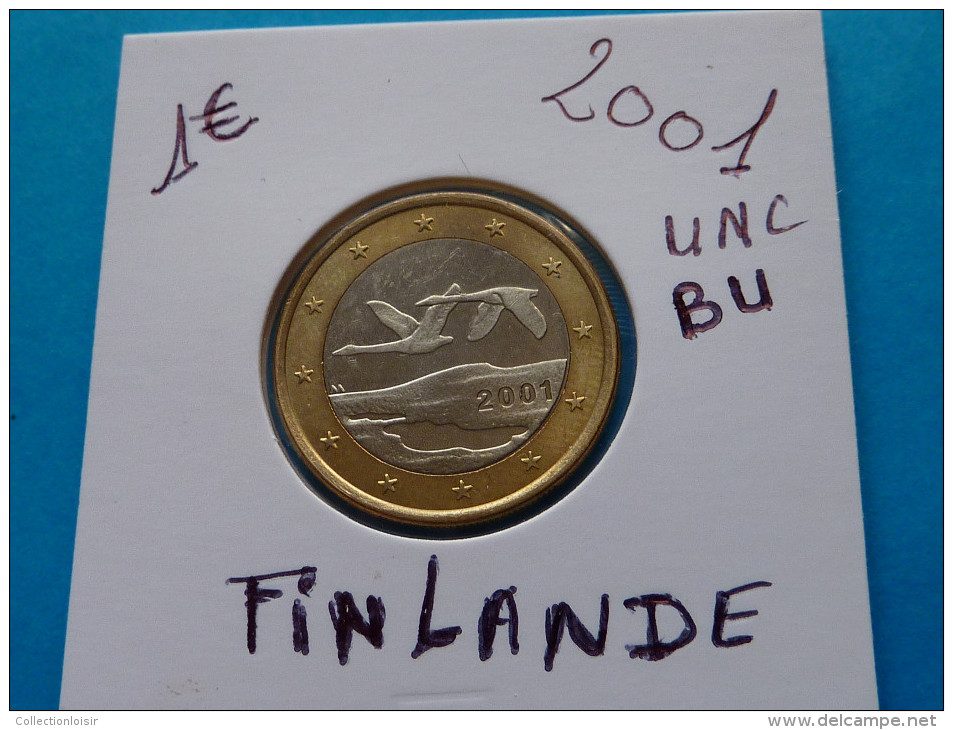 1  EURO  FINLANDE  2001 Unc / Bu - Finland