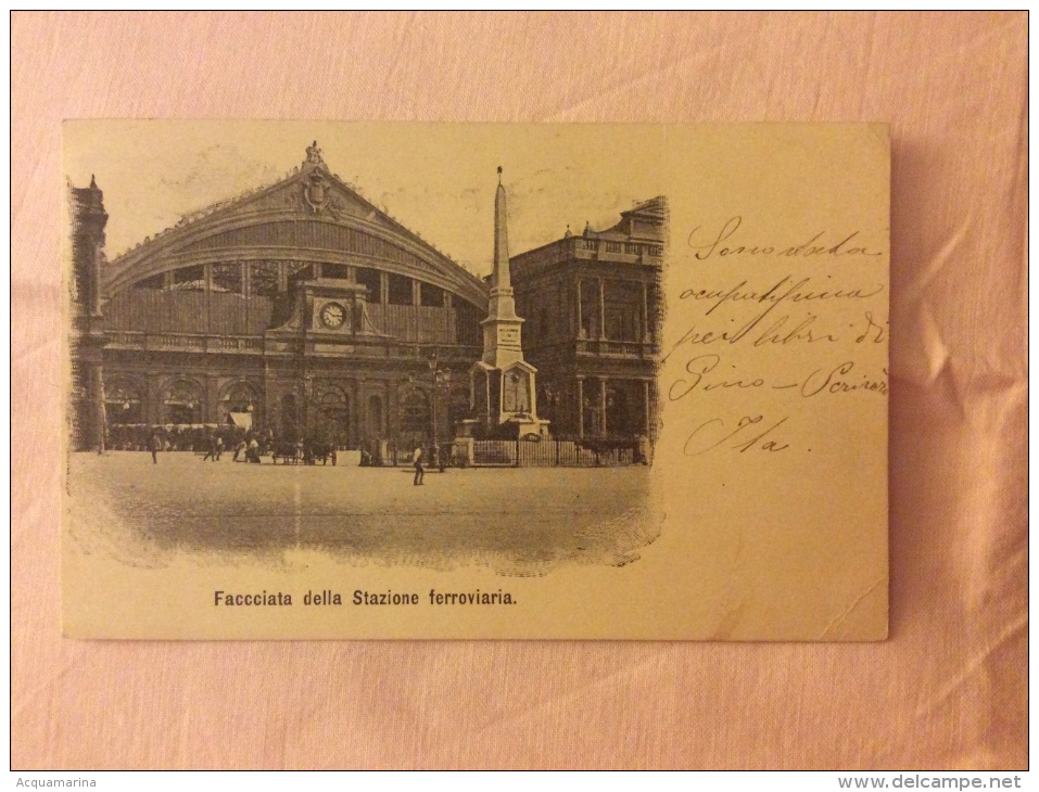 ROMA - Facciata Della Stazione Ferroviaria - Cartolina FP V 1900? - Stazione Termini