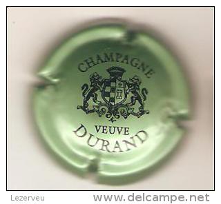 CAPSULE MUSELET CHAMPAGNE  VEUVE DURAND (NOIR SUR VERT N°7) - Durand (Veuve)