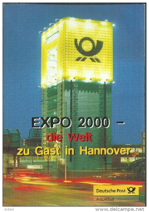 ALEMANIA DOCUMENTO CON SELLOS EXPO 2000 HANNOVER - 2000 – Hannover (Germania)