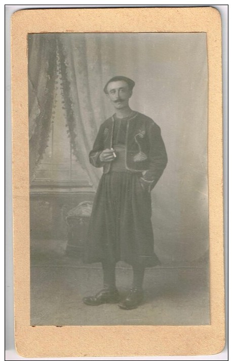 CDV - Photographe Inconnu - Militaire - Zouave (2scans) - Antiche (ante 1900)