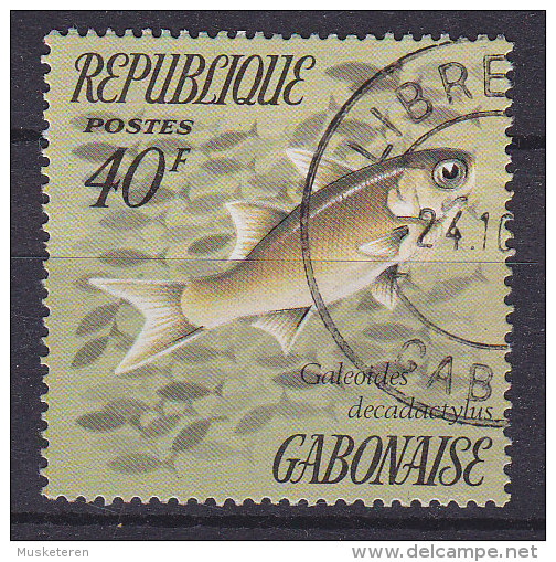 Gabon 1975 Mi. 566     40 Fr Fishe Fish - Gabun (1960-...)