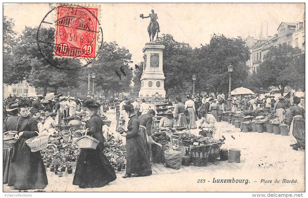 Luxembourg     Ville    Place Du Marché - Luxemburgo - Ciudad