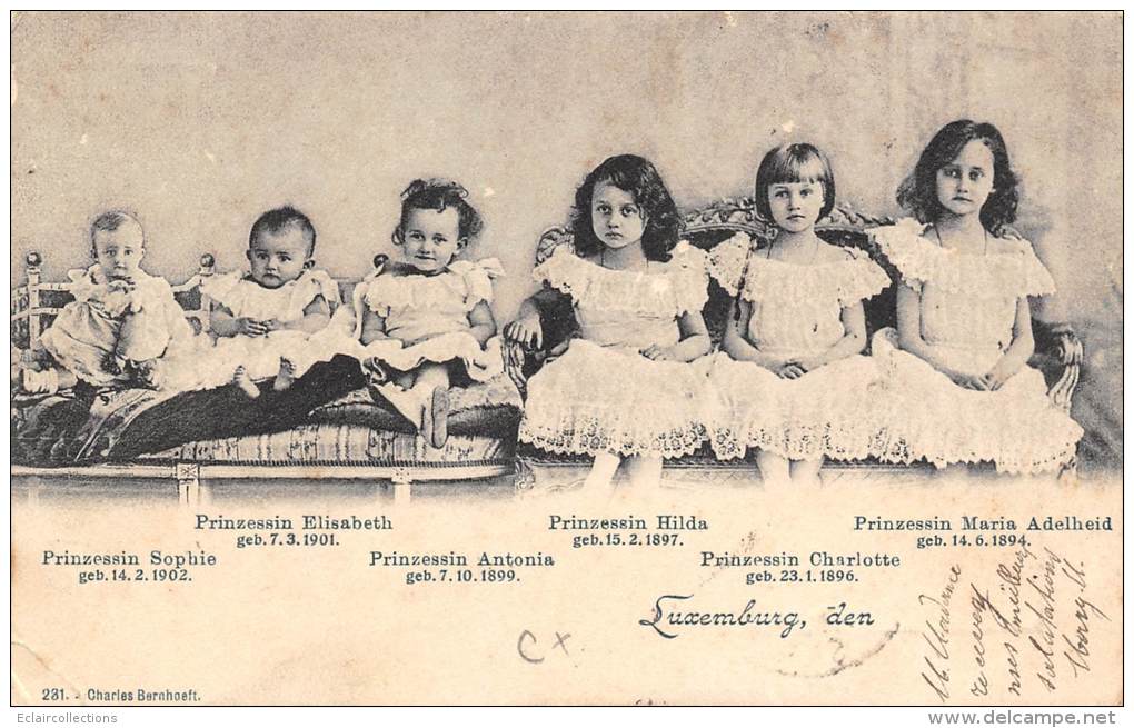 Luxembourg     Famille  Princière  Les Enfants - Luxemburgo - Ciudad