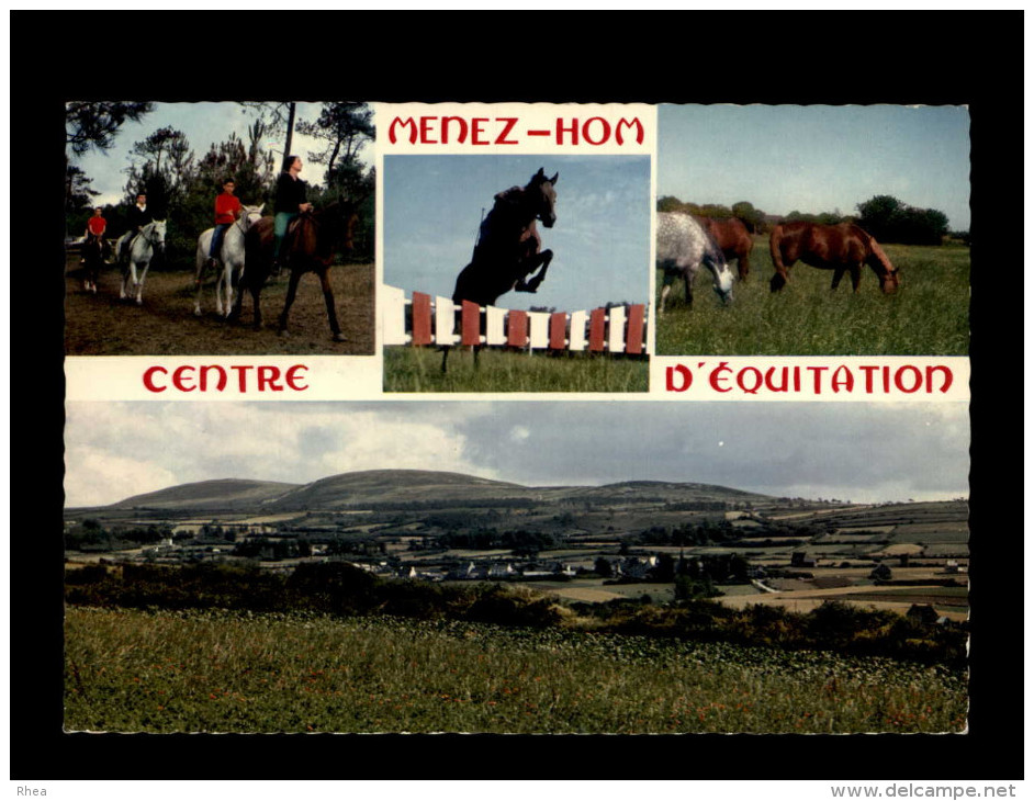 29 - PLOMODIERN - Menez-Hom - Centre D'équitation - Plomodiern