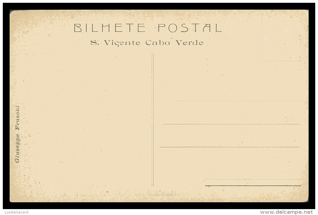 CABO VERDE-  LAVADEIRAS - Una Lavadeira. ( Ed. Giuseppe Frusoni)  Carte Postale - Cap Vert