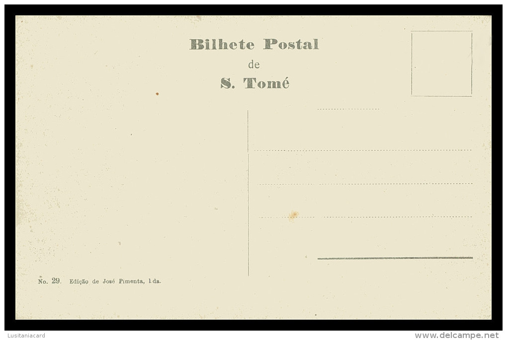 SÃO TOMÉ E PRÍNCIPE-  LAVADEIRAS-  ( Ed. De José Pimenta Lda. Nº 9)  Carte Postale - Sao Tome Et Principe