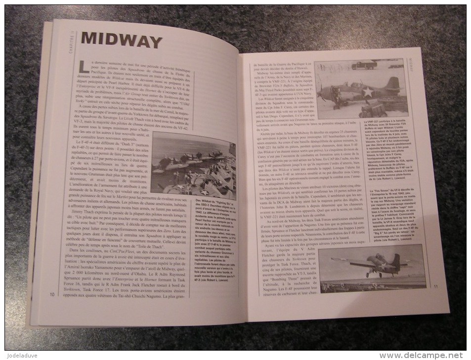 LES COMBATS DU CIEL Les As Sur Wildcat  Aviation Guerre Bataille Midway Guadalcanal 40 45 Avion Aircraft Usa 1940 1945 - Flugzeuge