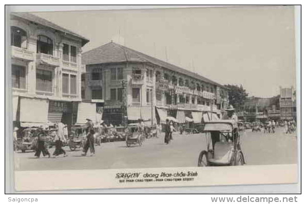 INDOCHINE VIETNAM SAIGON RUE PHAN CHAU TRINH PRÈS LE MARCHÉ SAIGON - Viêt-Nam