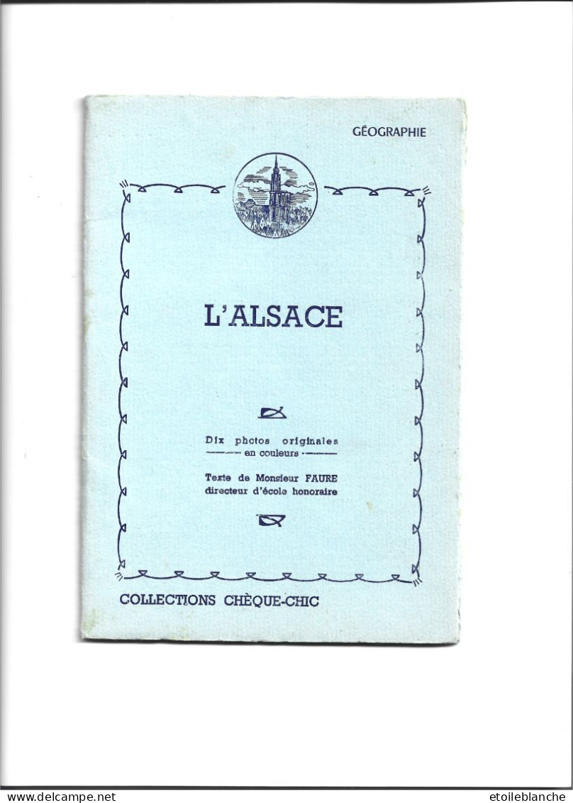 Alsace, Pochette 8 Photos Années 60 - Col De Saverne, Paysages Sur La Plaine, Villages Du 68 Et 67 ... Dardelet Grenoble - Europe