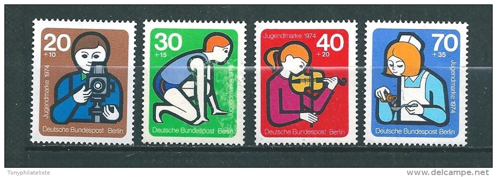 Allemagne Berlin  Timbres De 1974  N°430  A  433  Neufs - Ungebraucht