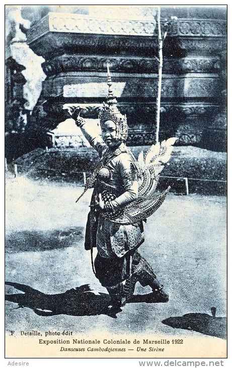Kambodscha 1922 - Danseuses Cambodgiennes - Une Sirene - Kambodscha