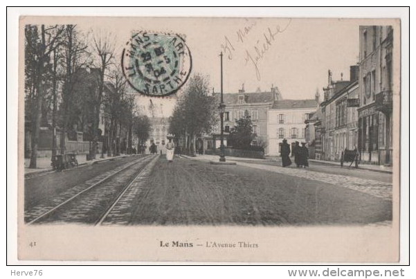 LE MANS - L'Avenue Thiers - Le Mans