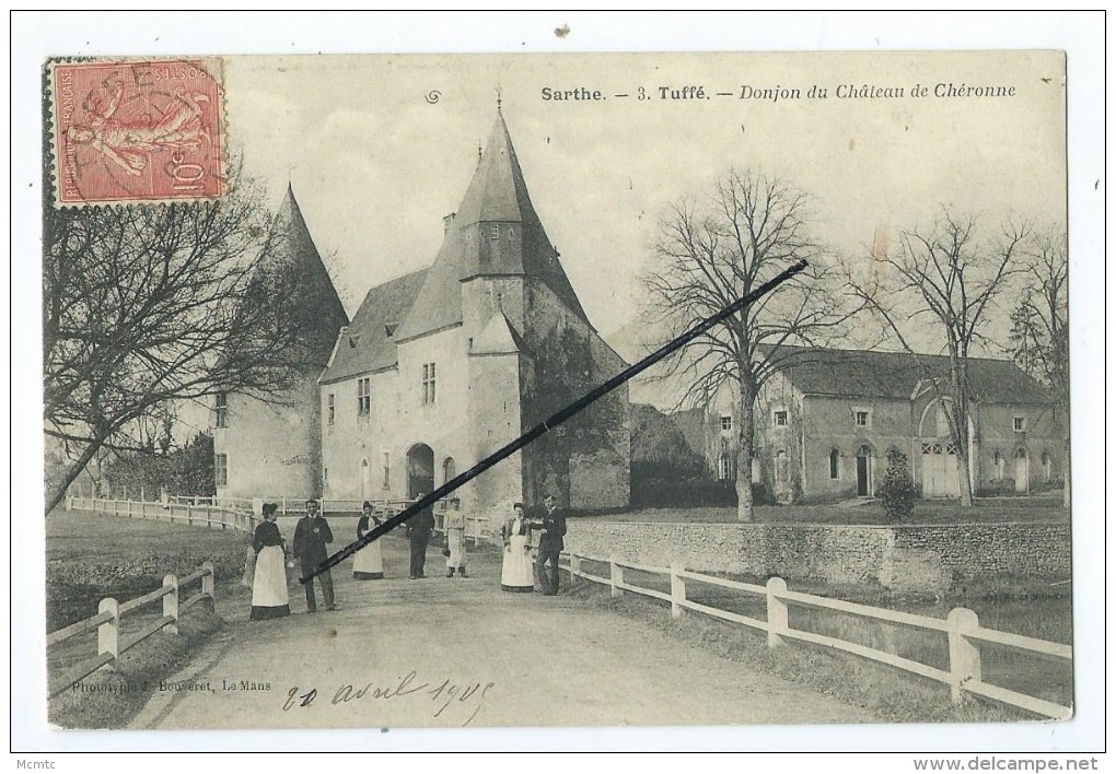 CPA - Tuffé - Donjon Du Château De Chéronne - Tuffe
