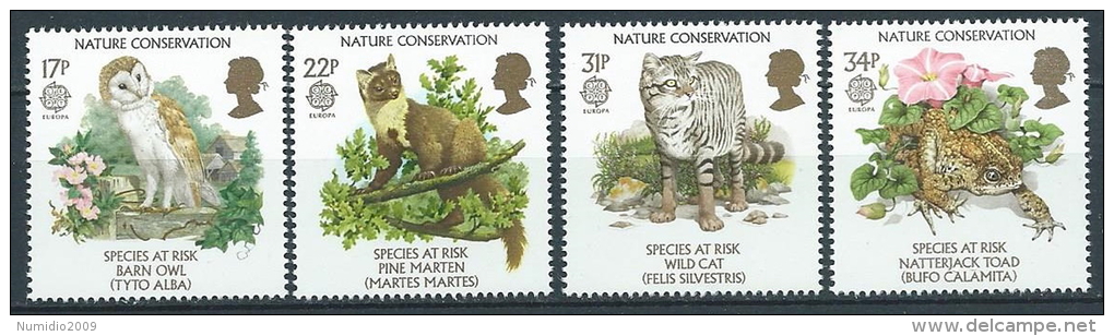 1986 GRAN BRETAGNA EUROPA ANIMALI MNH ** - ED - Ongebruikt