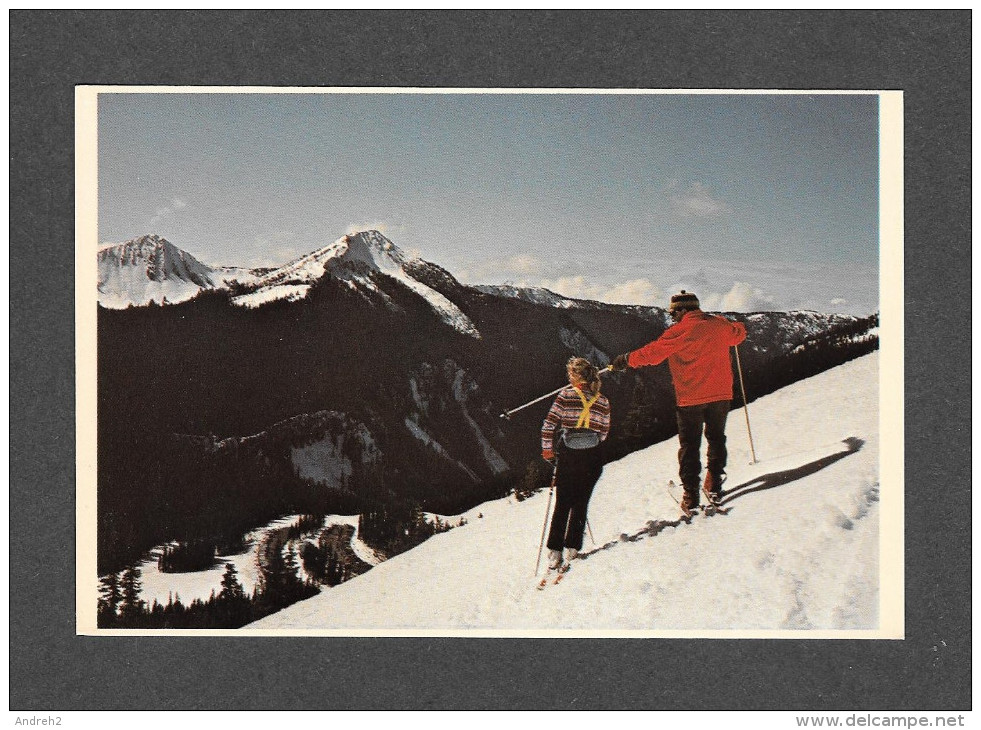 SPORTS D' HIVER - SKI - MANNING PARK - BRITISH COLUMBIA - PHOTO BY PROVINCIAL PARKS ( A. CAMBELL ) - Sports D'hiver