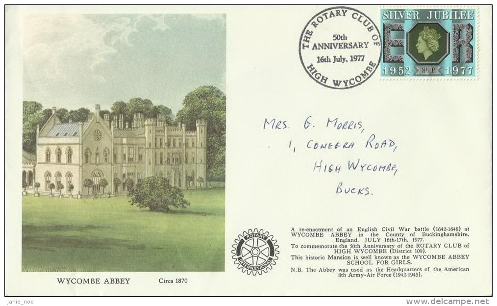 Great Britain 1977 The Rotary Club Souvenir Cover - Unclassified