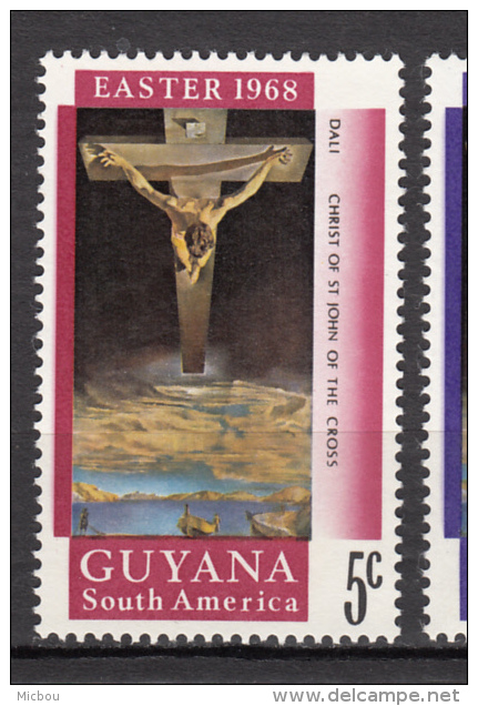 Guyana, Christ De Saint Jean De La Croix, Salvador Dali, Pâques, Easter, Bateau, Boat, Christ Of St John Of The Cross - Religieux