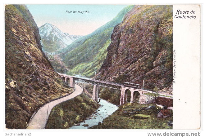 65. Route De CAUTERETS. Pont De Mayaba (train) - Cauterets