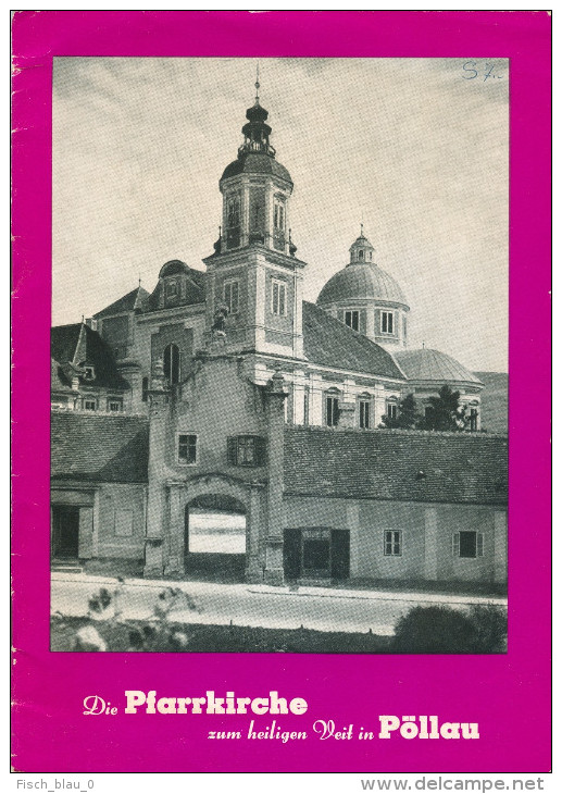 Broschüre "Die Pfarrkirche Zum Heiligen Veit In Pöllau" 1961 Steiermark Kirche Österreich Austria Autriche Church - Oesterreich