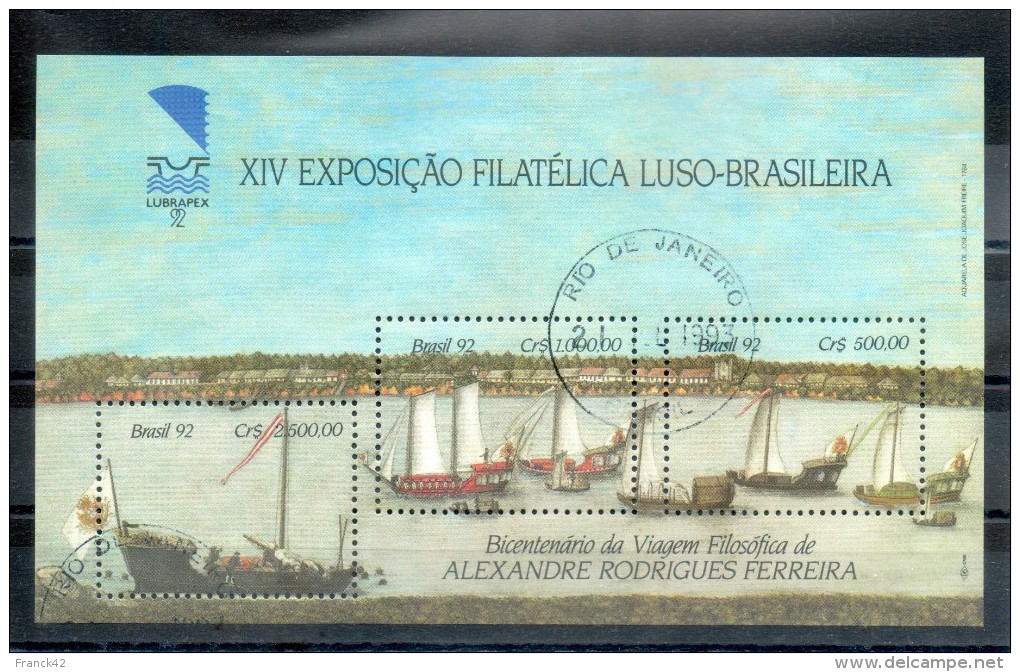 Bresil. Bicentenaire Du Voyage D'alexandre Rodrigues Ferreira - Gebraucht