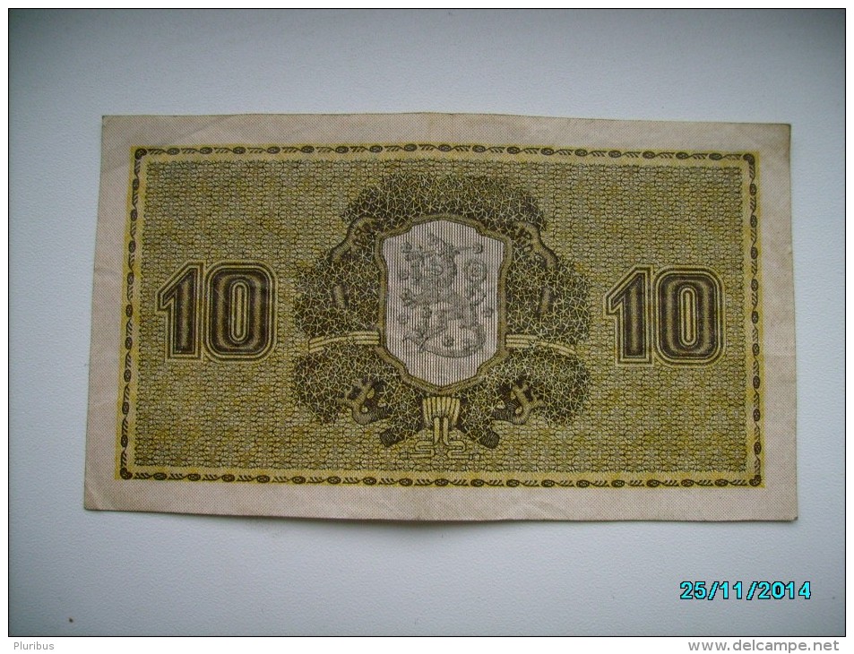 FINLAND 10 MARKKAA 1922 Litt. C , A0799525 ,   0 - Finnland