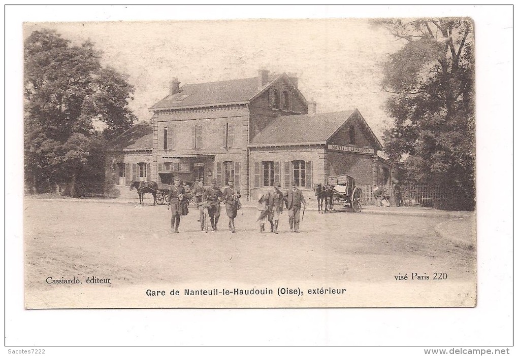 GARE DE NANTEUIL LE HAUDOUIN -  Extérieur - - Nanteuil-le-Haudouin