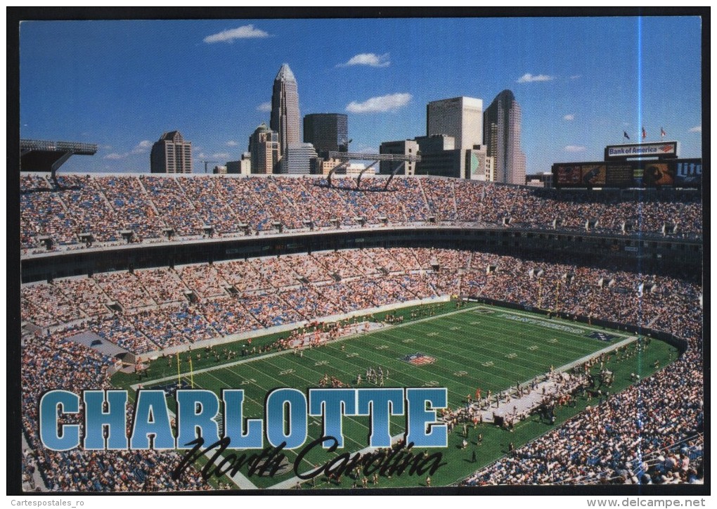 Charlotte-north Carolina-stadium-stadion-unused,perfect Shape - Charlotte